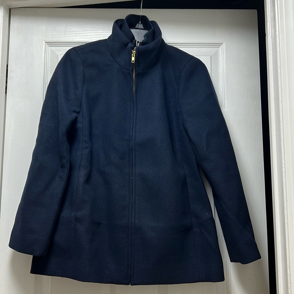 Women’s J. Crew Navy Blue wool jacket-NWT
